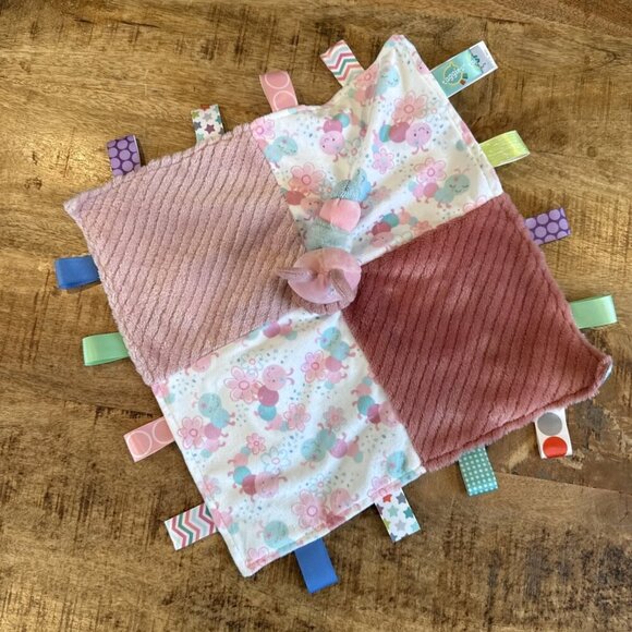 Mary Meyer Taggies Soothing Sensory Security Blanket, Camilla Caterpillar, 13" - Picture 4 of 9